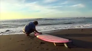 Rudy Ortiz Longboarding  El Sunzal 2017 by Claudio Pastor Shaper