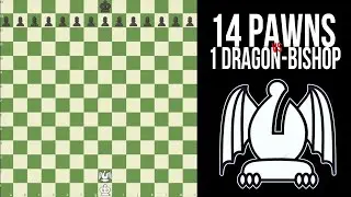 14 PAWNS vs. 1 DRAGON-BISHOP || Fairy Chess