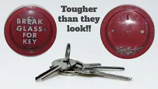 Vintage UK Break Glass for Keys
