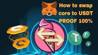 How to swap Core to USDT Metamask easy steps