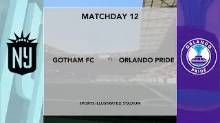 EA FC 26| Gotham FC vs Orlando Pride | Regular Season | Round 12 | 2025 NWSL w/Gotham FC