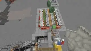 Minecraft Redstone Addon Tree Farm Setup