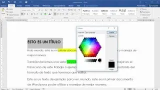 CURSO DE WORD 2016 - Parte 5 - INICIO: fuente