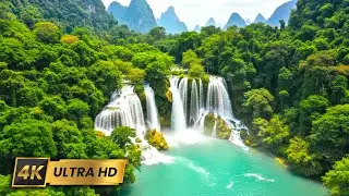 Calm Relaxing Forest Waterfall Sounds for Deep Sleep | No Music, Natural White Noise