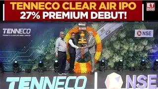 Tenneco Clean Air&rsquo;s Blockbuster Listing! CEO Arvind Chandrasekhar on Growth, ROC & EV Plans | ET Now