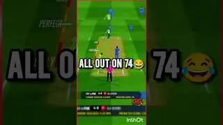 74 ALL OUT 😱 Pakistan Ko Kya Ho Gaya?! Ye Collapse Dekho 🔥#shorts #viral