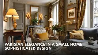 Parisian Elegance in a Small Home  Sophisticated Design for Intimate Spaces