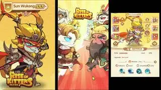RISE OF KITTEN : solo Sun Wukong pvp test vs Lubu 54m HP  (13m CP team)
