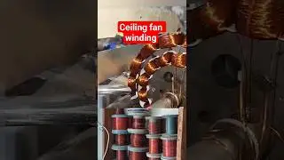 ceiling fan winding 🔥 #shorts #electrical #trending