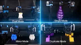 Sovol SV04 IDEX 3D Printer( Independent Dual Direct Drive): Same Investment, Double Production.