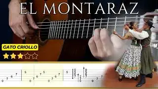 EL MONTARAZ (Gato criollo) 🎸 Pedro Antonio Iparraguirre || Tutorial para Guitarra Cl&aacute;sica + TABS