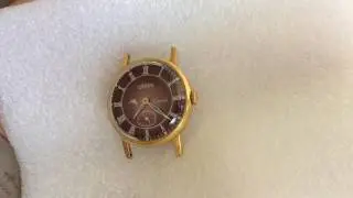 наручные часы Cornavin 15 jewels СССР позолоченные