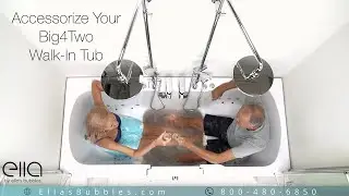 Big4Two: 2 Person Walk-In Tub Accessories For Couples | Ella's Bubbles