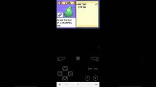 Pokemon mega emerald x and y : Rare candy cheat code