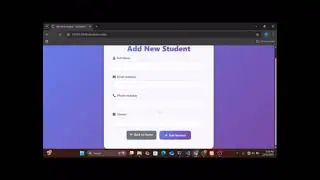  Laravel 12 Student CRUD Project Using  php & Bootstrap5 | Demo video 