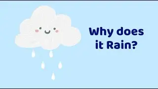Why Does It Rain 🌧️| Simple Water Cycle Explanation for Kids