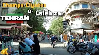 Laleh zar | Beginner can't drive here |Driving in Tehran's craziest street 🇮🇷 