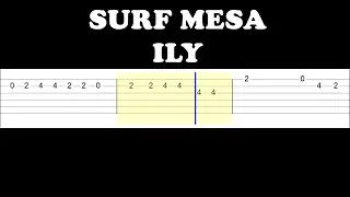 Surf Mesa - ily (i love you baby)(Easy Guitar Tabs Tutorial)