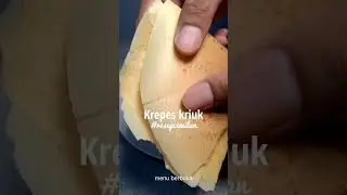 Resep dan cara membuat Crepes pakai teflon #shorts #crepes #resepmudah #resepcemilan