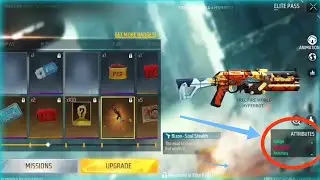 New Elite Pass Gun Skin's Me Attribute Mysterious Elite Pass #ffevent #short #shortvideo #freefire