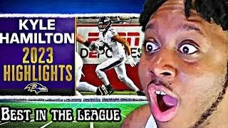 Ravens Fan Reacting to Kyle Hamilton 2023 Highlights