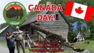 We visited Fort William Historical Park while exploring Lake Superior in Thunder Bay Ontario!