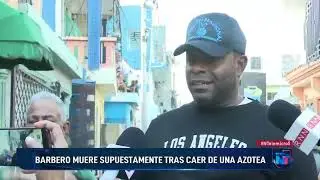 Barbero muere supuestamente tras caer de una azotea