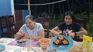 Invit&oacute; al Grupo Una NOCHE de Convivencia En SU CASA y Nos Preparo algo Rico 😋 para Cenar