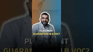 Placement in B voc | Reality of B.voc course | Scope of bvoc