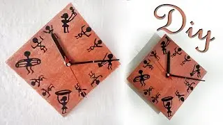 DIY modern art watch | warli art | make at home | Art With Creation