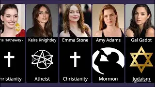 Religion of Famous Hollywood Actresses | What Do These Celebrities Believe In? | Data World