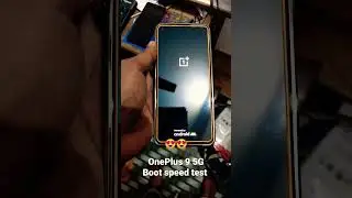 OnePlus 9 boot test,speed test power on speed, restart speed, OnePlus 9 speed, speed test