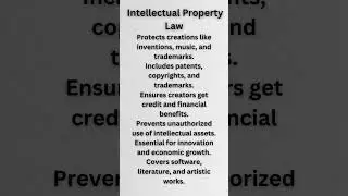 Intellectual Property Law