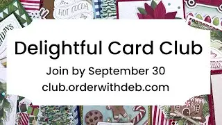 Delightful Card Club Smeak Peek - October 2024