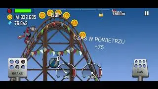 Hill Climb Racing 1 Quad Bike in Roller Coaster Gameplay in Polish