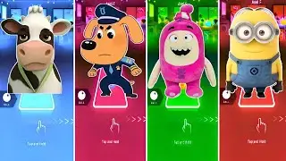All Megamix Fanny caw VS Sheriff labrador VS Oddbods VS Minion Paw Patrol Coffin Dance Tiles Hop Edm