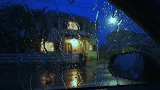 Stop Anxiety: Heavy Rain on Car Window 🌧️ Relaxing Rain Sounds for Deep Sleep