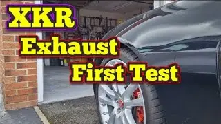 First quick road test with Jaguar XKR exhaust modification. Am I happy?