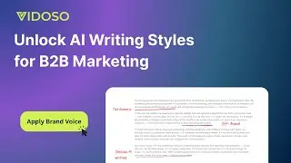 Unlock AI Writing Styles for B2B Marketing | Brand Voice & Thought Leadership at Scale