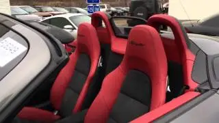 2016 Porsche Boxster Spyder - GT Silver - Agate Grey - Red leather