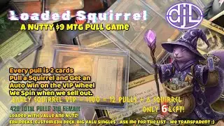 Loaded Squirrel Part 2 - The Nutty $9 MTG pull game - Early Squirrels = 6 left pull310/420 remain