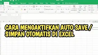CARA MENGATUR DAN MENGAKTIFKAN AUTO SAVE DI EXCEL‼️