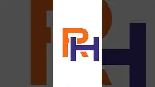 RH logo design tutorial 2024 #logodesign #shorts #illustratortutorial