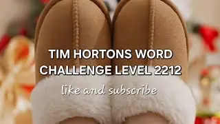Tim Hortons Word Challenge Level 2212 #timhortons #free #newvideo #subscribe 