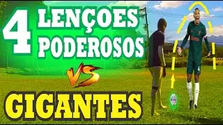 Os 4 Mais Poderosos Len&ccedil;ol* Contra Zagueiros Altos no Jogo de Futebol e Futsal