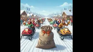 La Course au Dernier Sac (Vite sur nos Skidoos) — Chanson festive québécoise | La Fabrik Québécoise