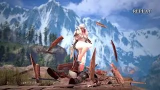 Reverse ryona IVY stomps and kills Kratos