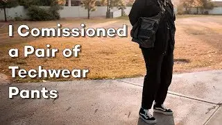 Saintsys.co Commissioned Pants and Bag Review (Custom Made Techwear)