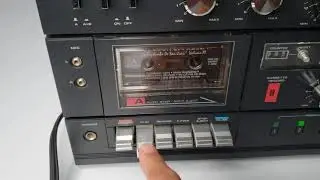 SOUNDESIGN 5958 Vintage 80&rsquo;s Stereo Receiver Cassette Tape 8 Track Player