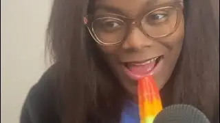 ASMR 😋🥰 POPSICLE SLURPS